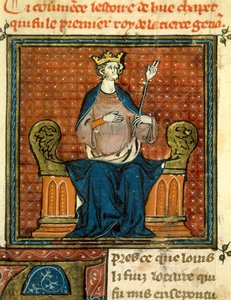 Die Krönung von Hugues Capet (941-996) im Jahr 988 von Unknown artist