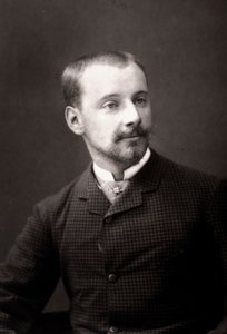 Der Künstler Albert Maignan fotografiert anlässlich des Pariser Salons 1881 von Unknown