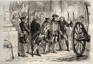 Der Angriff von Damiens (Januar 1757) - (Robert-Francois Damier)