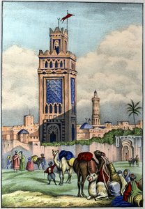 Die Stadt Oran in Algerien im Jahr 1840. In „L