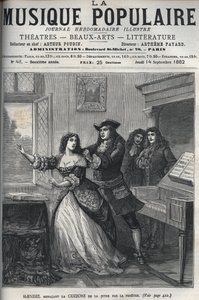 Der Komponist Georg Friedrich Händel von Unknown artist