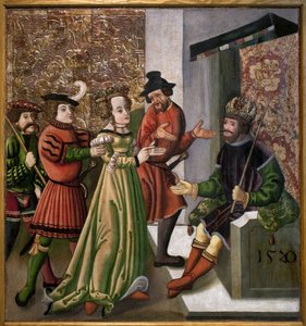 Das Gespräch (Disputatio) zwischen St. Katharina und den Philosophen von Unknown artist