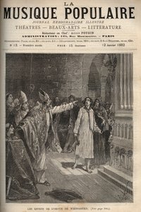 Die Auswirkungen der Orgel von Weingarten - Darstellung der Legende von „Die menschliche Stimme der Orgel von Weingarten“. Nachdem er seine bezaubernde Orgel von Satan an die Abtei Weingarten geliefert hat, erleidet der Orgelbauer Jean Gabler die katastrop von Unknown artist