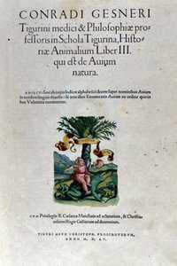 Das Frontispiz des dritten Bandes von Historia Animalium von Conrad Gesner (1516 - 1565), Tiguri von Unknown artist