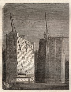 Das große Spiegelteleskop (oder Leviathan) von William Parsons, genannt Lord Rosse (1800-1867), aus Birr Castle in Parsonstown (Irland) von Unknown artist