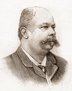 Die Mitglieder der Académie Française im Jahr 1895: Porträt von Henri Meilhac (1831-1897), französischer Dramatiker. von Unknown artist