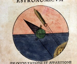 Das Phänomen der Kometen - in „Astronomicon caesarum“, Abhandlung aus dem 16. Jahrhundert von Unknown artist