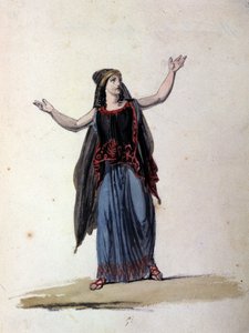 Die Hexe Medea nach dem Zyklus der Argonauten. Zeichnung aus dem 19. Jahrhundert von Unknown artist