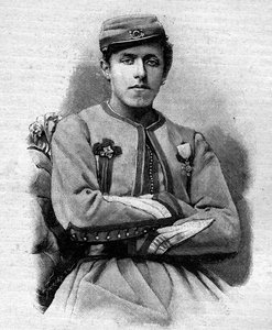 Theodore Wibaux, Pontifikal-Zouave und Jesuit (1849 - 1882)