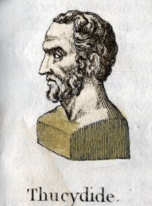 Thukydides (um 465-395 v. Chr.), griechischer Historiker. Gravur aus dem Jahr 1822.