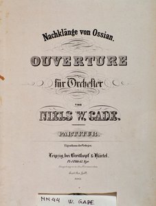 Titelseite der Partitur von Souvenirs D