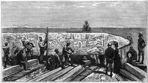 Transport des Obelisken bekannt als „Aiguille de Cleopatre“ von Ägypten nach England von Unknown artist