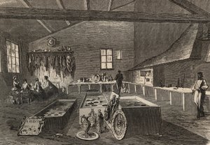 Ansicht der Galvanisierungswerkstätten von Herrn Gueyton.
