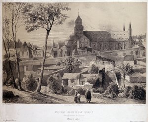 Ansicht der Abtei von Fontevrault (Fontevraud) bei Saumur