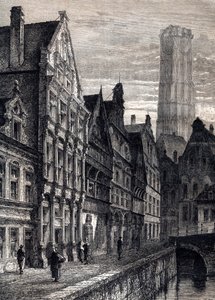 Ansicht der Stadt Mechelen in Belgien - ca. 1867 von Unknown artist