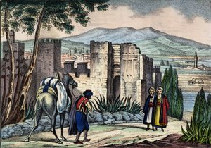 Ansicht der Stadt Tlemsen (oder Tilimsen) in Algerien. In „Storia d