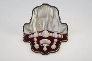 Hochzeitsarmband, Brosche und Ohrring-Set