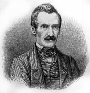 Porträt von Alexandre Calame. Schweizer Maler und Graveur (Vevey) von Unknown artist