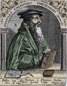 Porträt von Jean Calvin (1509-1564), französischer Religionsreformer und Schriftsteller. von Unknown artist