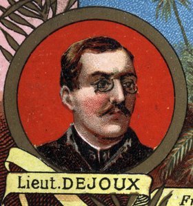 Porträt von LITTER DEJOUX, verantwortlich für eine geografische Mission nach Madagaskar im Jahr 1897 von Unknown artist