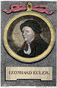 Porträt von Leonhard Euler. Schweizer Mathematiker (1707-1783)