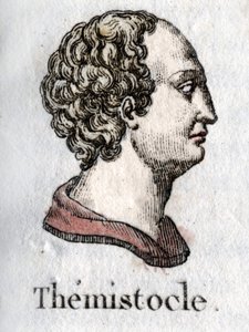 Porträt von Themistokles. Griechischer Staatsmann und athenischer General (ca. 525 v. Chr. bis ca. 460 v. Chr.) Gravur von 1822. von Unknown artist