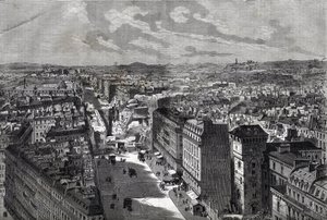 Die großen Werke von Haussmann - Transformationen von Paris unter dem Zweiten Kaiserreich, Paris Haussmannien (Boulevard, Haussmannsche Arbeiten) - Gravur in „Le journal illustré“ vom 1