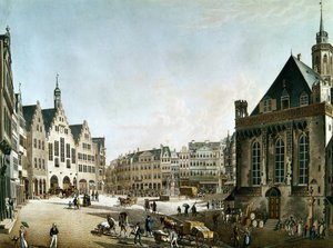 Die Stadt Frankfurt am Main zu Beginn des 19. Jahrhunderts von Unknown artist