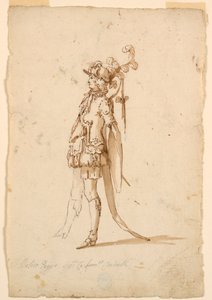 Kostümentwurf: Ein Page für ein Ballett, ca. 1720 von Unknown artistUnknown artist