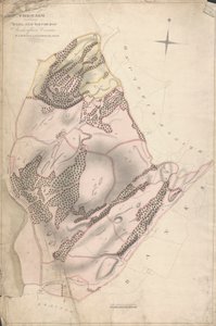 Eine Sammlung von Vermessungen schottischer Güter des Earl of Selkirk: Der Bauernhof bestehend aus Kirkland Drumcroy, Auchenfloor, Cannee, Barhill und Silvercraigs (ehemals Nuntons)
