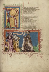 Ein Schreiber und eine Frau von Unknown artist