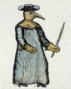 Ein Arztkostüm in Zeiten der Pest von Unknown artist
