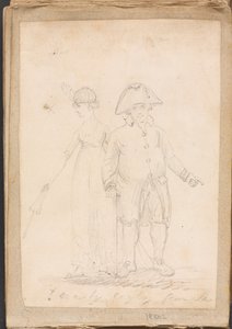 Eine Dame und ein Herr in Zivilkleidung
