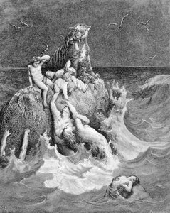 Eine Szene der Sintflut, Genesis von Unknown artist