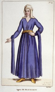Agnès De Baudement, Dame de Braine (1130-1218). von Unknown artist