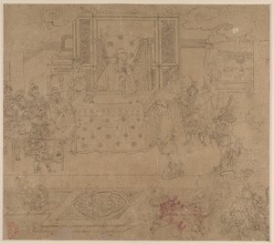 Album mit daoistischen und buddhistischen Themen: Könige der Hölle: Blatt 30