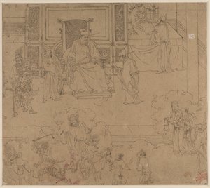 Album mit daoistischen und buddhistischen Themen: Könige der Hölle: Blatt 33