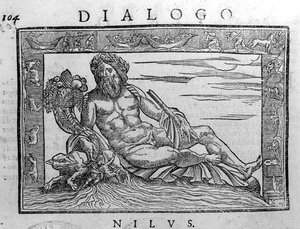 Allegorie des Nils (Stich aus dem 17. Jahrhundert)