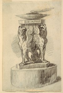 Ein Altar, der Apollo gewidmet ist