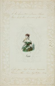 Wie die gemalte Blume zeigt (Valentinstag) von Unknown artist