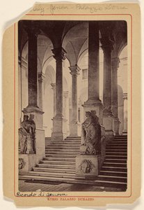 Atrium Palazzo Durazzo in Genua, Italien von Unknown artist