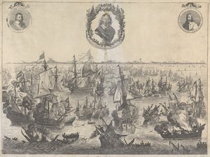 Schlacht von Scheveningen, 31. Juli 1653 von Unknown artist