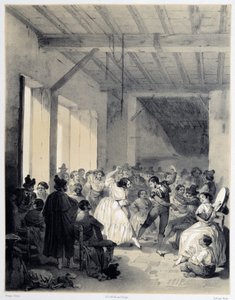 Böhmischer Ball, „Künstlerisches und monumentales Spanien berühmter Orte und Denkmäler Spaniens“ von Don Genaro Perez de Villa von Unknown artist
