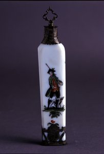 Flasche für Parfüms aus dem 18. Jahrhundert aus Keramik. von Unknown artist