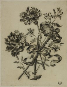Blumenstrauß aus Nelken und Lilien von Unknown artist