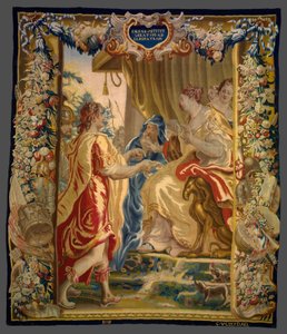 Caesar schickt einen Boten zu Cleopatra aus Die Geschichte von Caesar und Cleopatra von Unknown artist