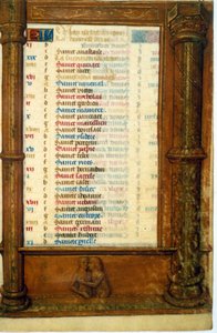 Kalender und Zeichen der Zwillinge - Miniatur, Mittelalter (ref. 135, 003r): Genehmigung der Stadtbibliothek von Toulouse anfordern (tel: 05 62 27 66 66)