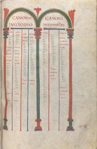 Kanonische Tafeln der vier Evangelien