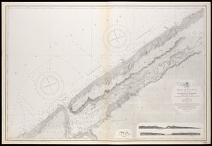 Karte von Nova Scotia, Bay of Fundy, Gullivers Hole bis St Croix Bay, erstmals veröffentlicht am 10. Februar 1858