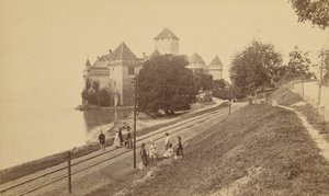 Schloss Chillon am Genfersee von Unknown artist